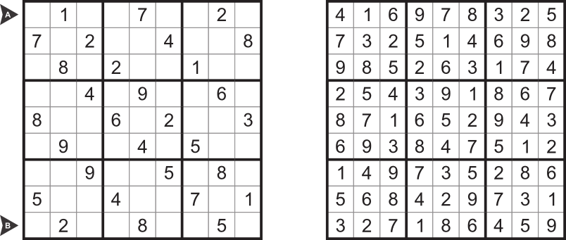 beginner easy sudoku puzzles with answers