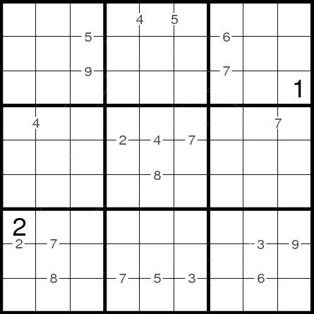 Example of Greater Sudoku